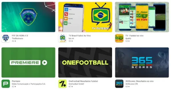 Aplicativos Assistir Jogos de Futebol ao Vivo - Copa Libertadores da América