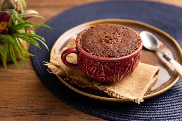 Receita de Bolo de Caneca Fácil e Delicioso