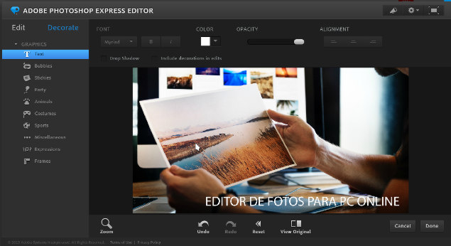 Photoshop Express Editor Online