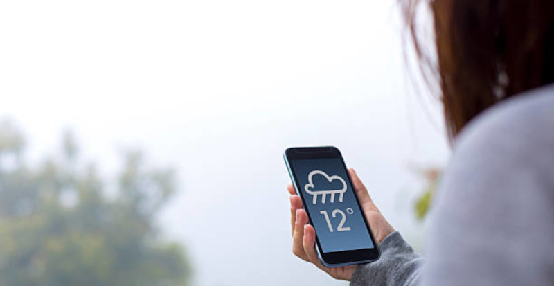 aplicativos android e iphone previsão do tempo